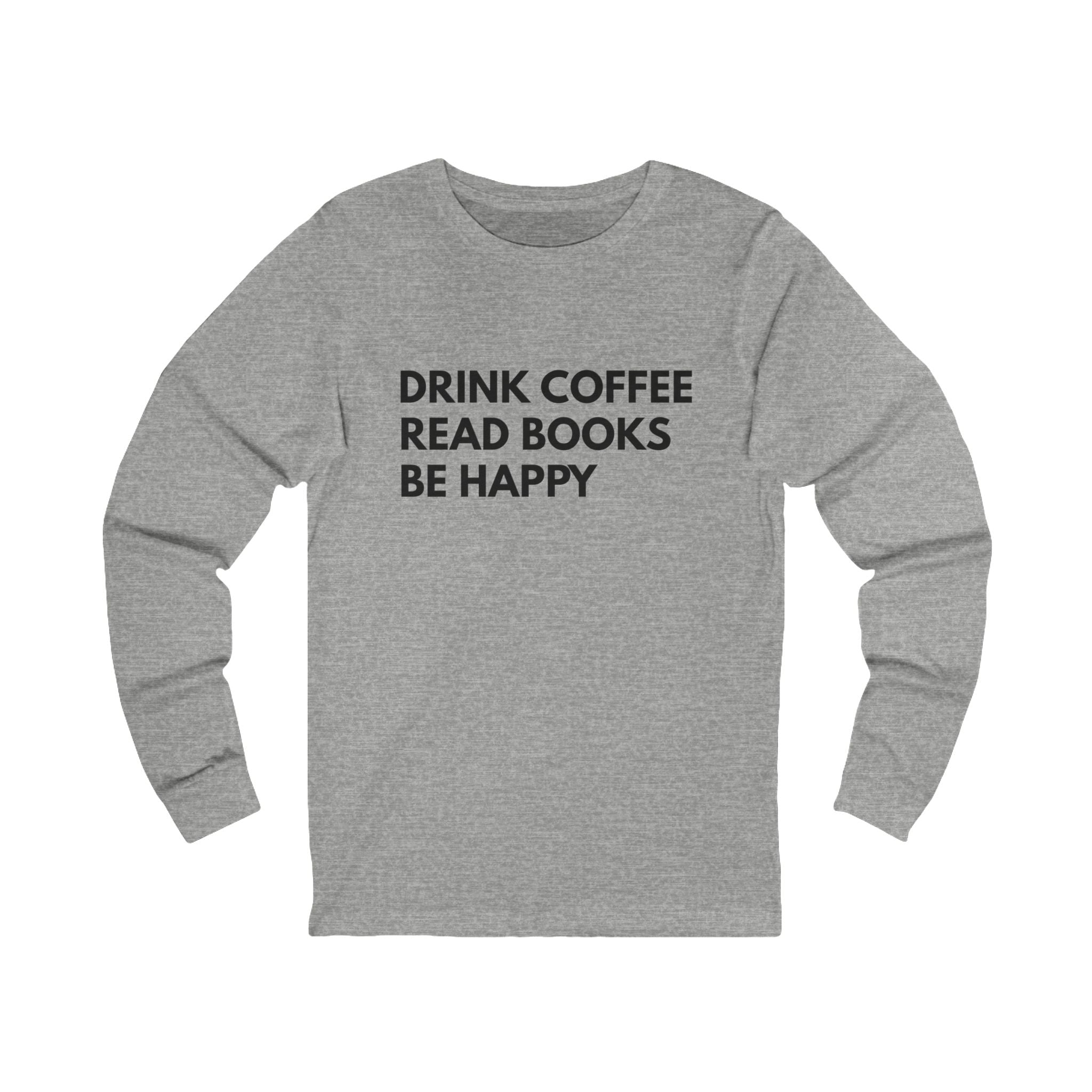 Teacher Magic. Unisex, Crew Neck, Long Sleeve, Graphic T-Shirt. Coffee. Read. Happy.