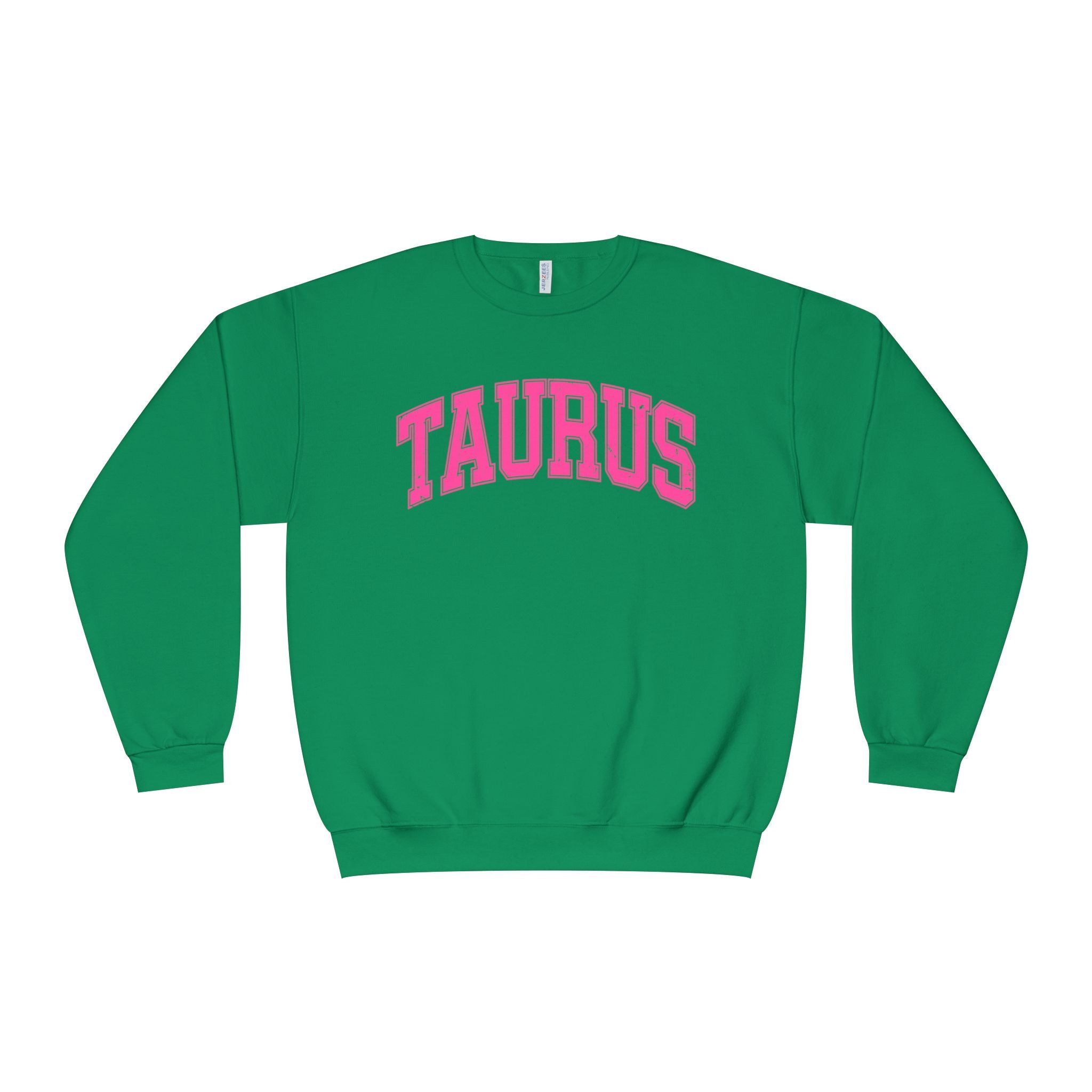 The Zodiac Collection. Ladies, Crew Neck, Medium-Heavy NuBlend fleece/cotton, Graphic Sweatshirt.Taurus.