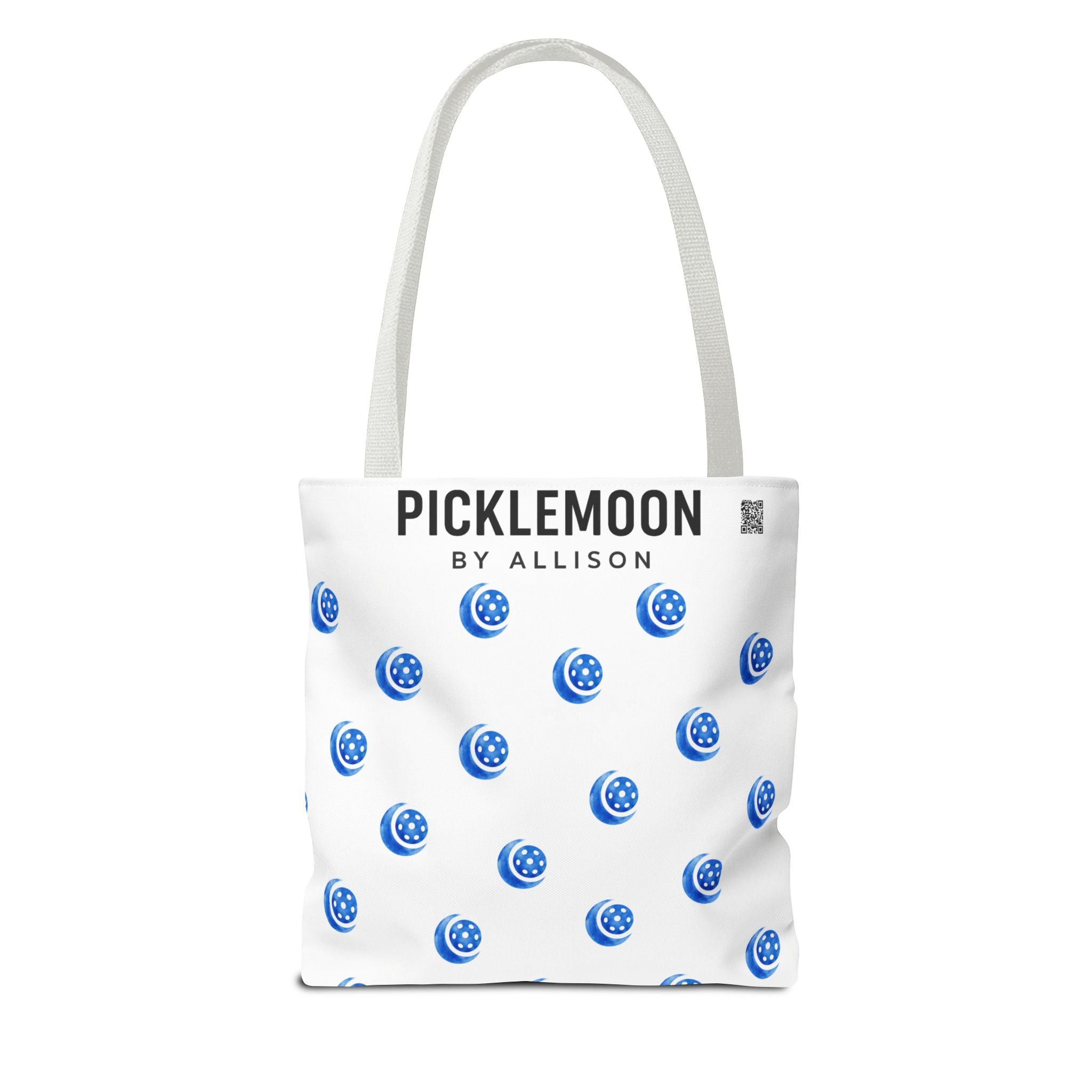 Picklemoon Pattern Tote Bag — Blue Moon Logo All-Over Print Tote