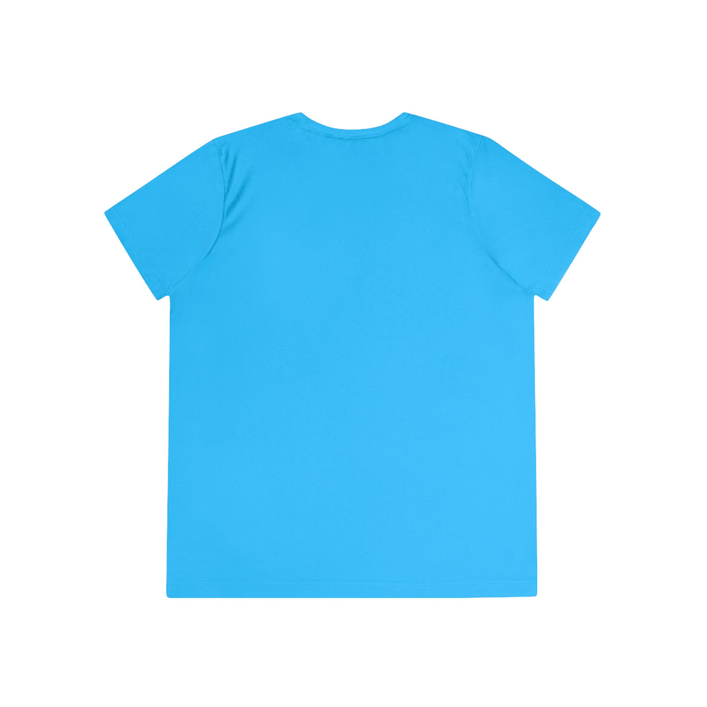 A New Pickleball Dryfit. Ladies, short sleeve, crew neck, moisture wicking fabric, graphic tee. Introverted But Will Talk About Pickleball.