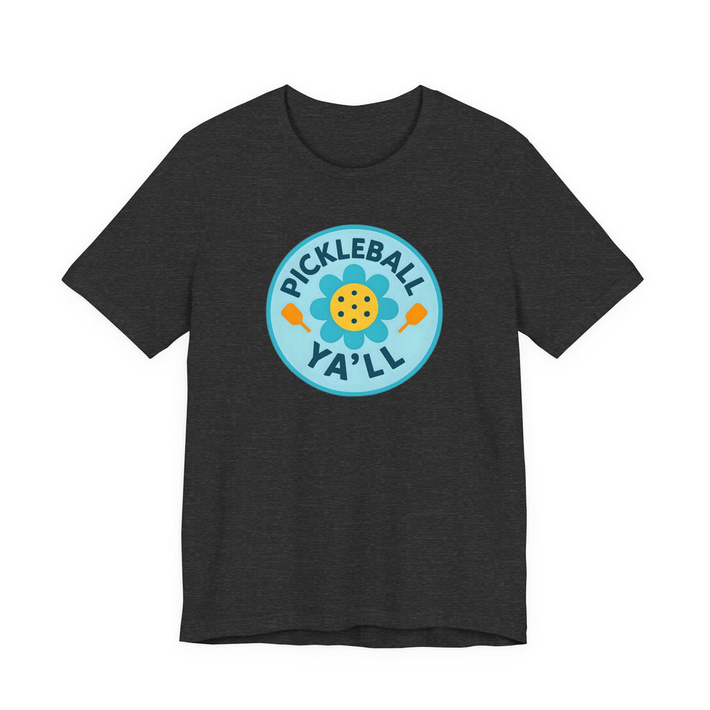 Pickleball. Unisex, Crew Neck, Short Sleeve, Graphic T-Shirt. Pickleball Y'all.