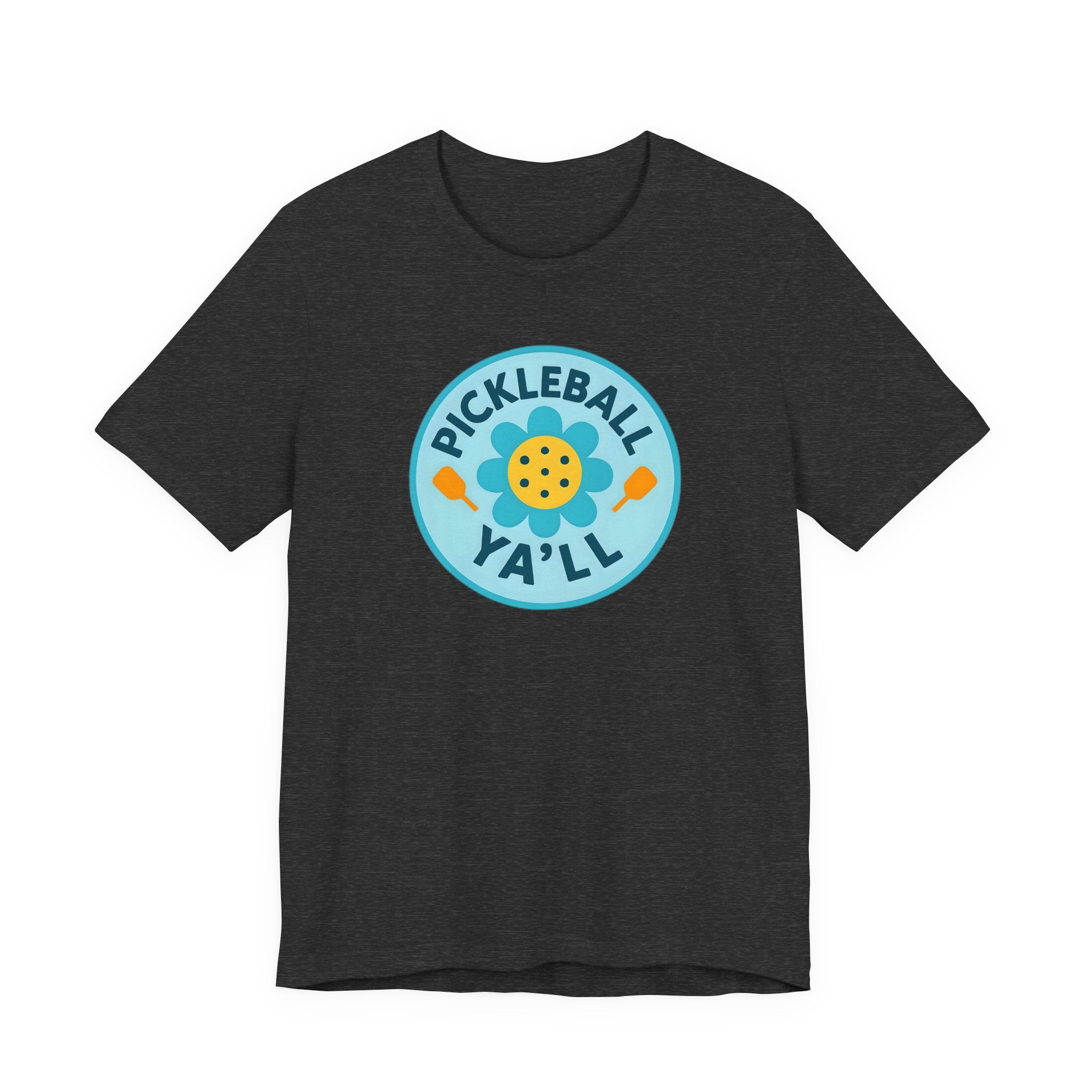 Pickleball. Unisex, Crew Neck, Short Sleeve, Graphic T-Shirt. Pickleball Y'all.