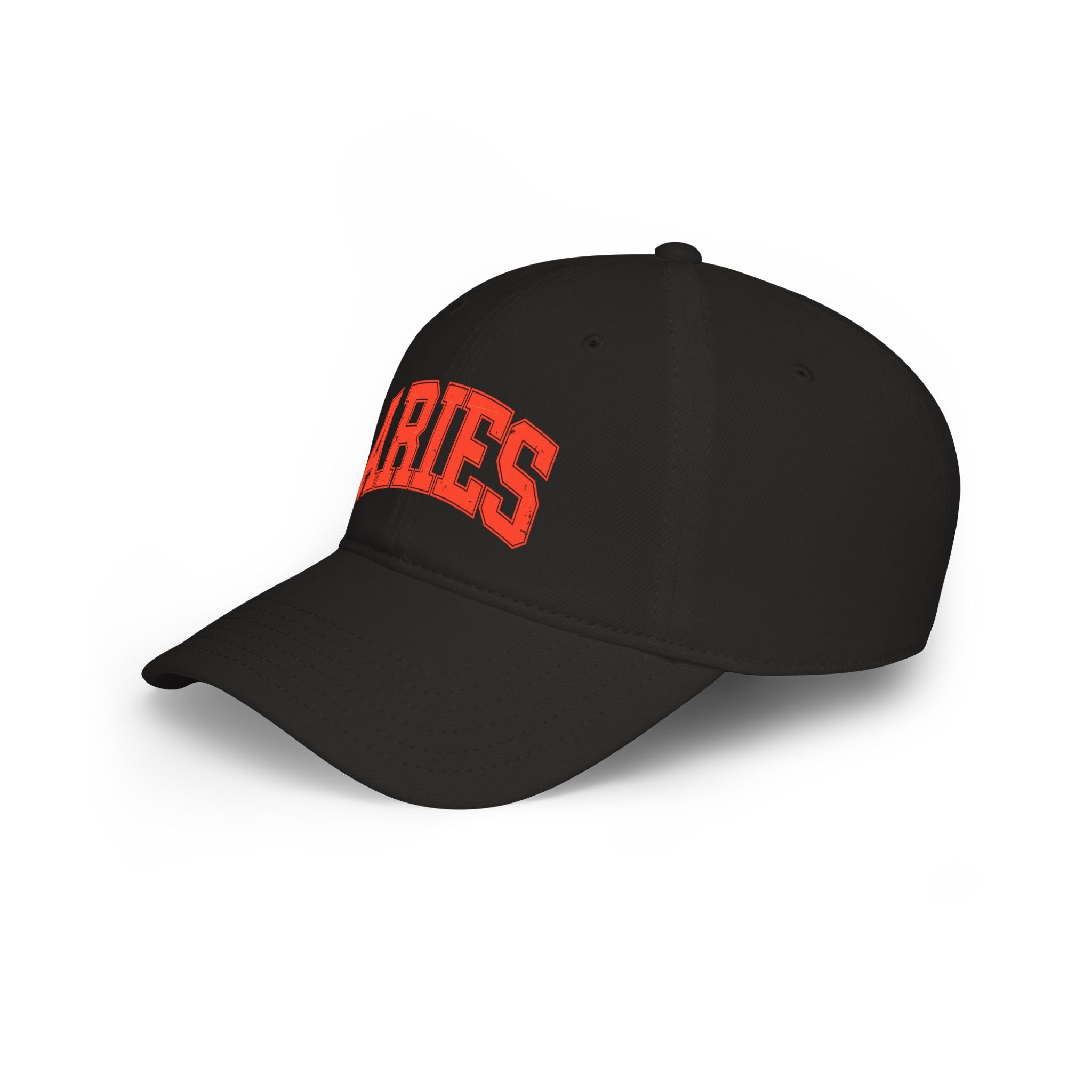 The Zodiac Collection. Low Profile Baseball Cap. Aries in red.