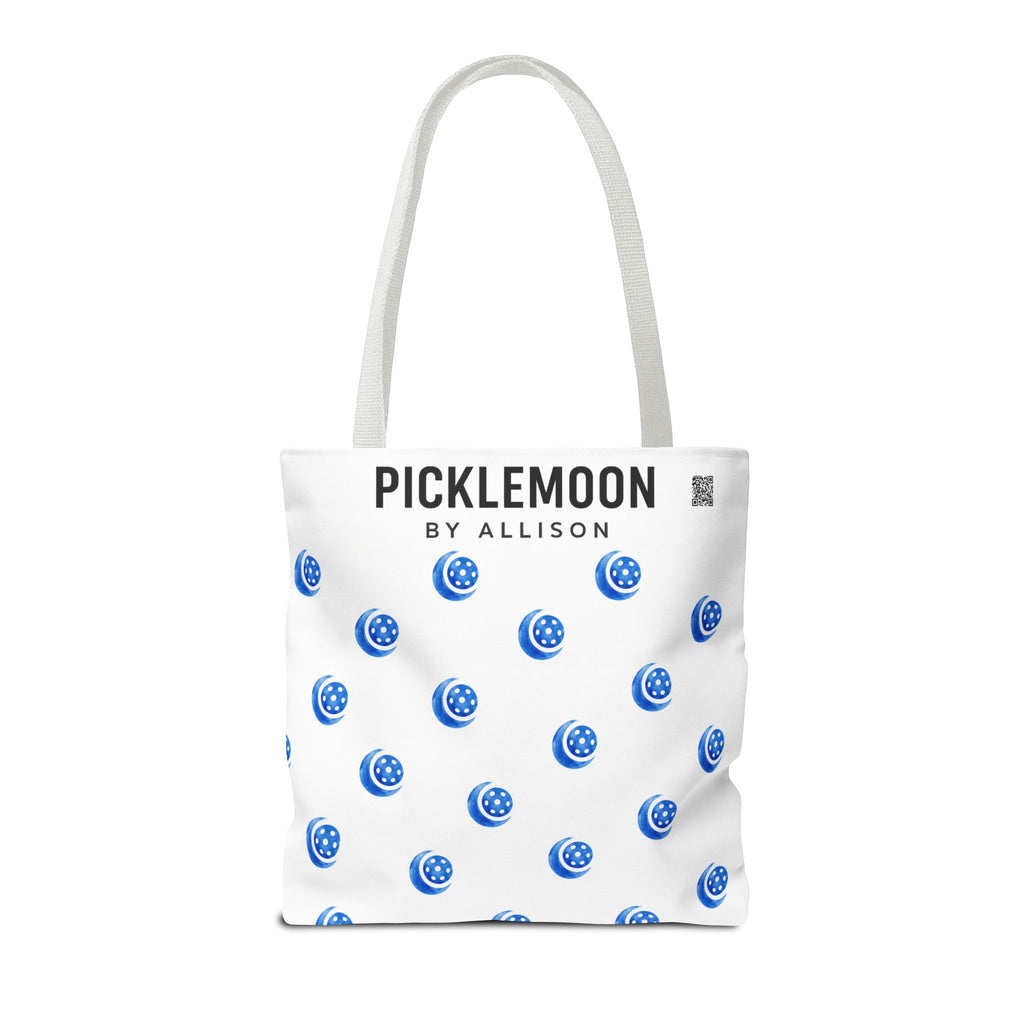 Picklemoon Pattern Tote Bag — Blue Moon Logo All-Over Print Tote