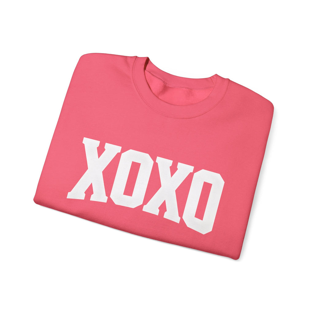 Valentine Moon. Ladies, Crew Neck, durable 50/50 cotton poly blend, Graphic Sweatshirt.XOXO.