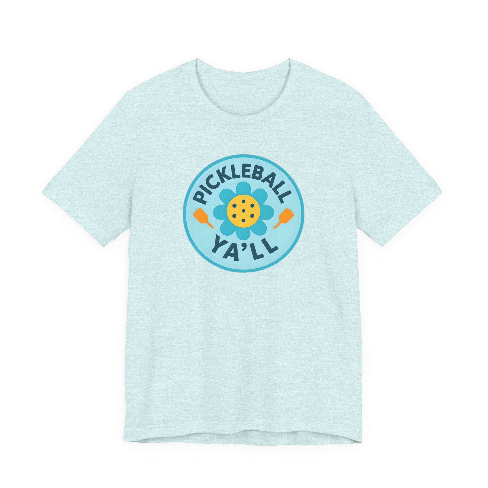 Pickleball. Unisex, Crew Neck, Short Sleeve, Graphic T-Shirt. Pickleball Y'all.