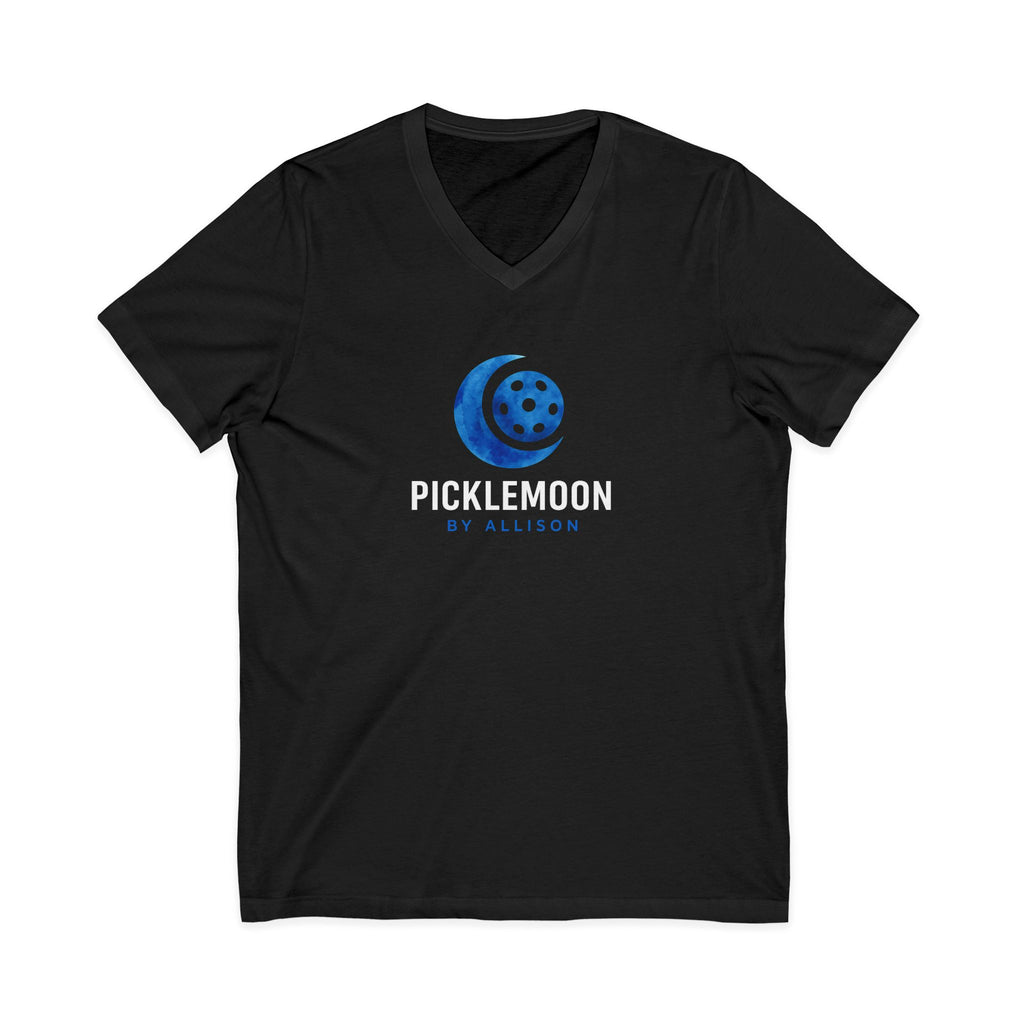 Picklemoon SWAG. Unisex, V-Neck, Short Sleeve, Graphic T-Shirt. Picklemoon by Allison.