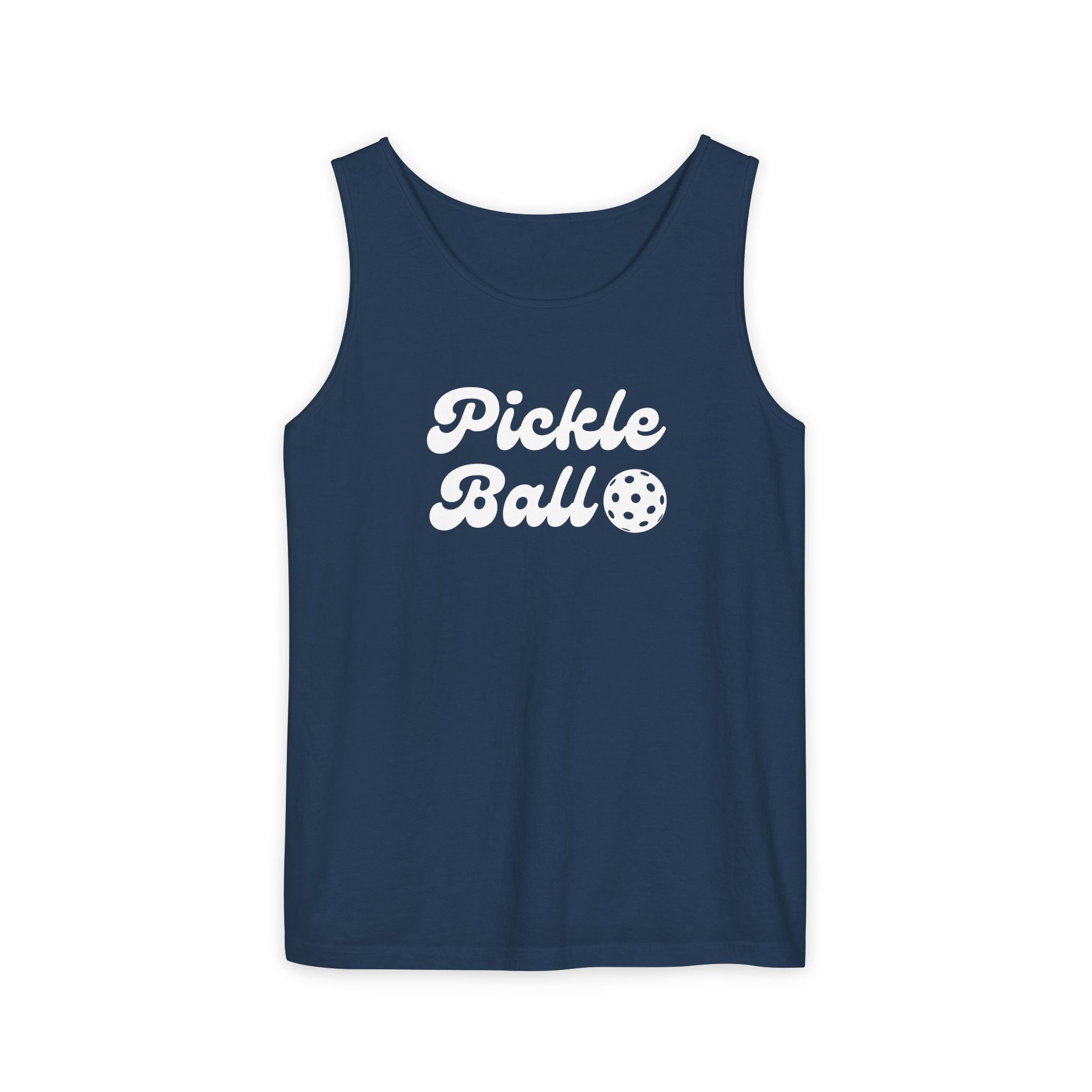 Pickleball. Unisex, Lightweight, Cotton, Graphic Tank. Pickleball.