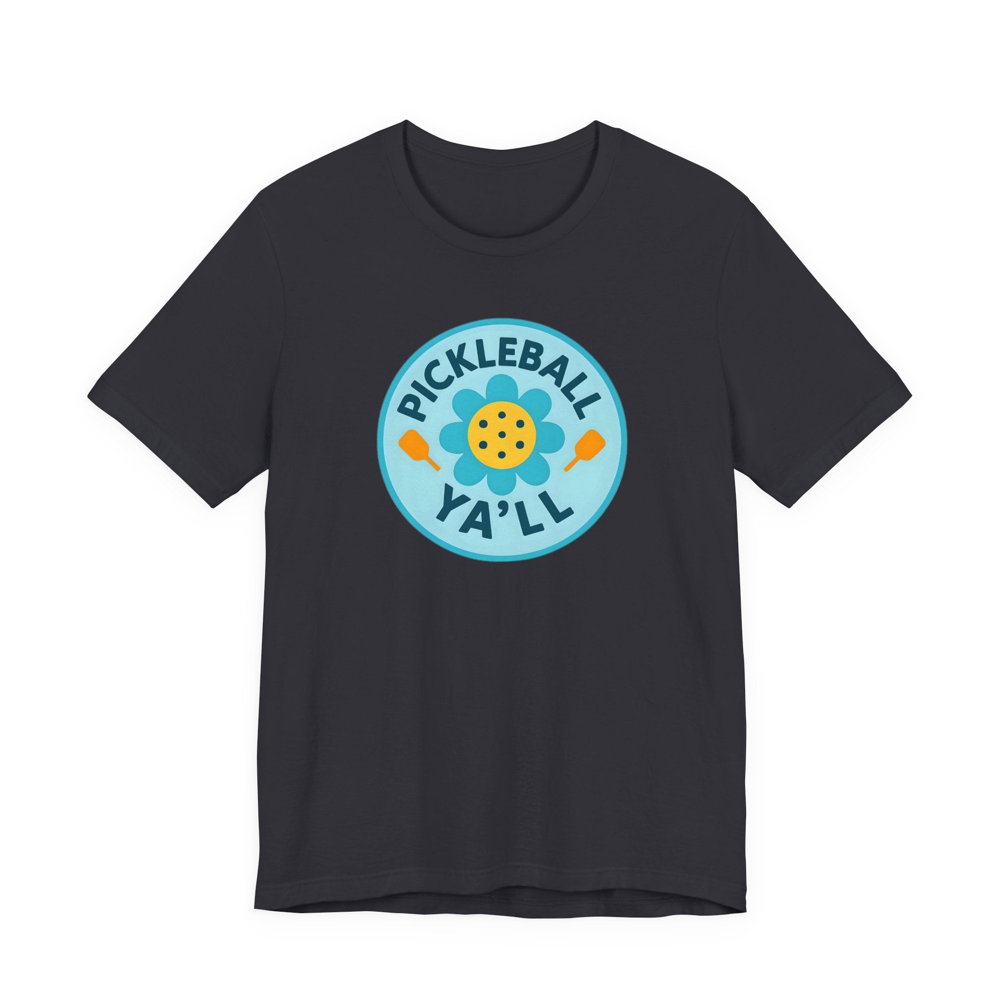 Pickleball. Unisex, Crew Neck, Short Sleeve, Graphic T-Shirt. Pickleball Y'all.