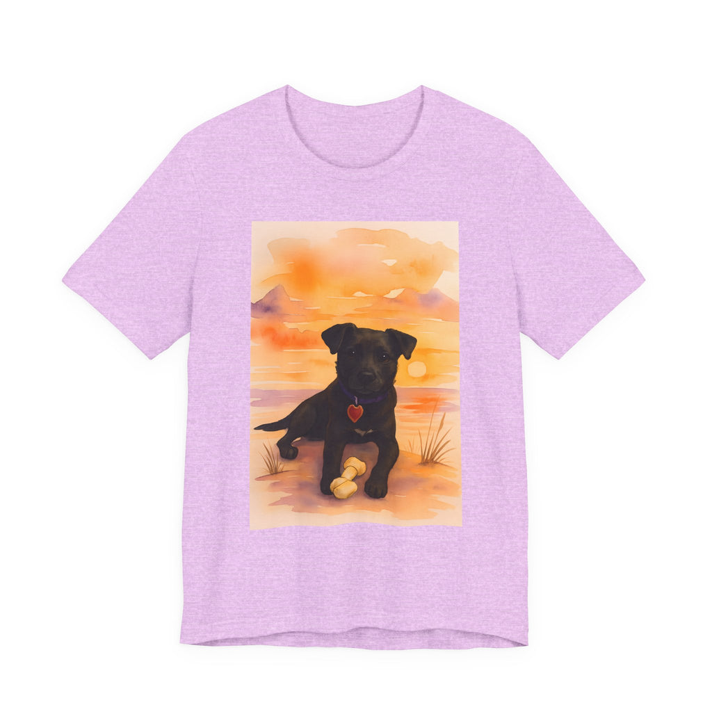 Bark & Meow Collection. Unisex, Crew Neck, Short Sleeve, Graphic T-Shirt. Cute Dog.