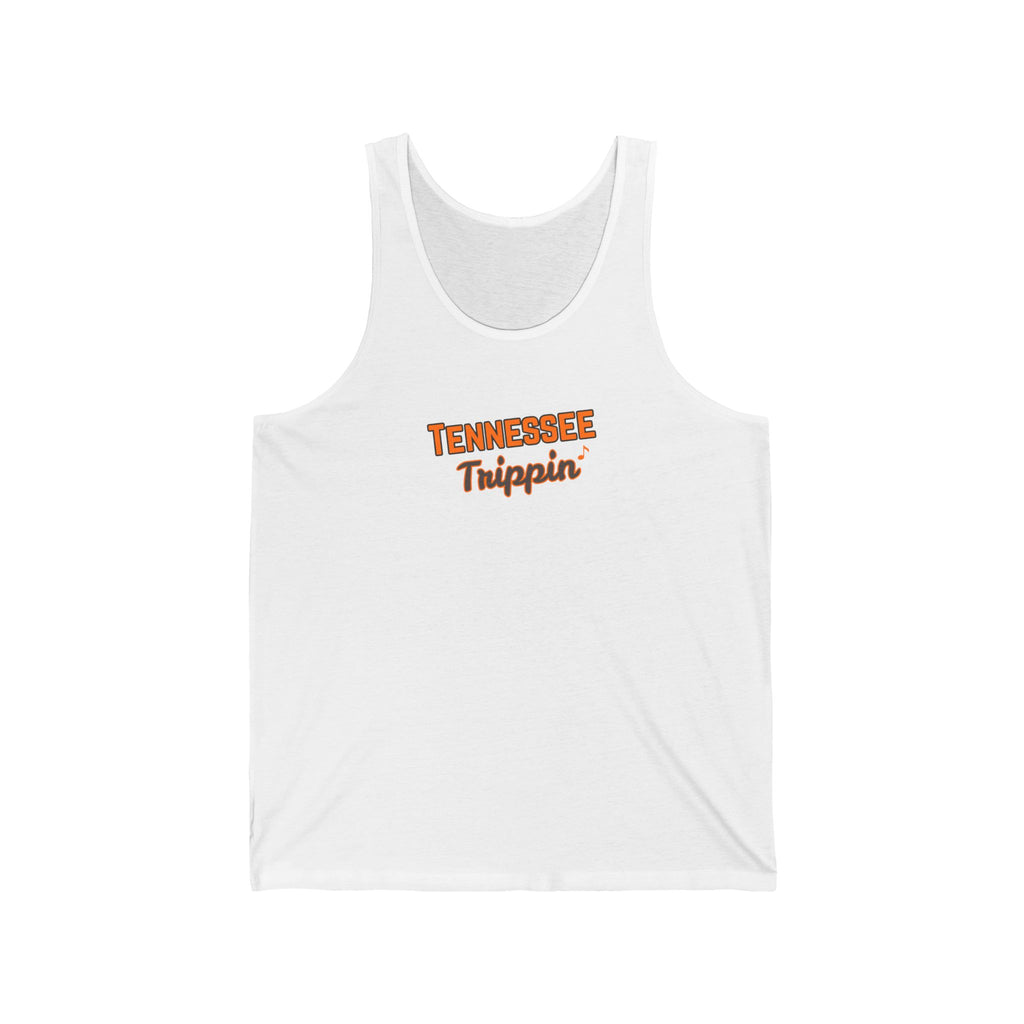 Under the Country Moon. Unisex Jersey Tank Top. Tennessee Trippin'.