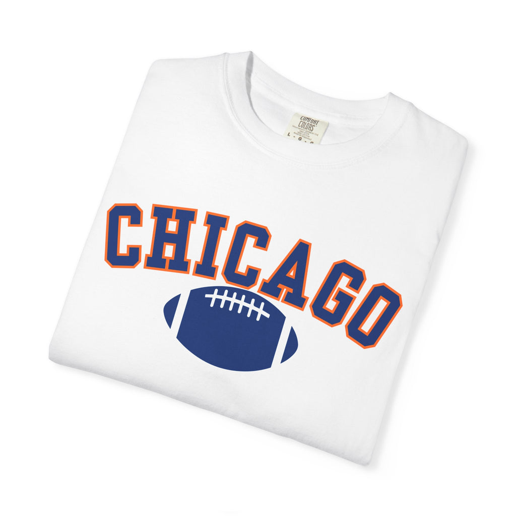 Sporty Soul. Unisex, Garment-Dyed, Crew Neck, Short Sleeve, Graphic T-Shirt. Chicago.